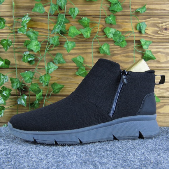 Ryka Women's Water Repellent Black Ankle Boots Comfort Walking Shoes Size 8.5M - Picture 1 of 7